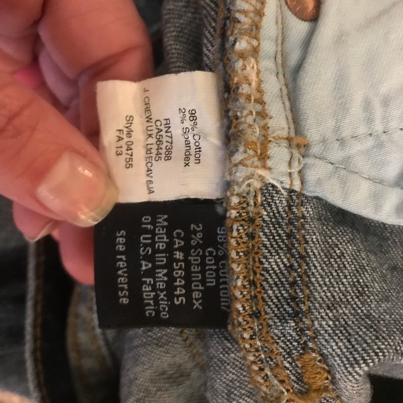 J Crew Toothpick jeans Size 27 - Picture 6 of 6